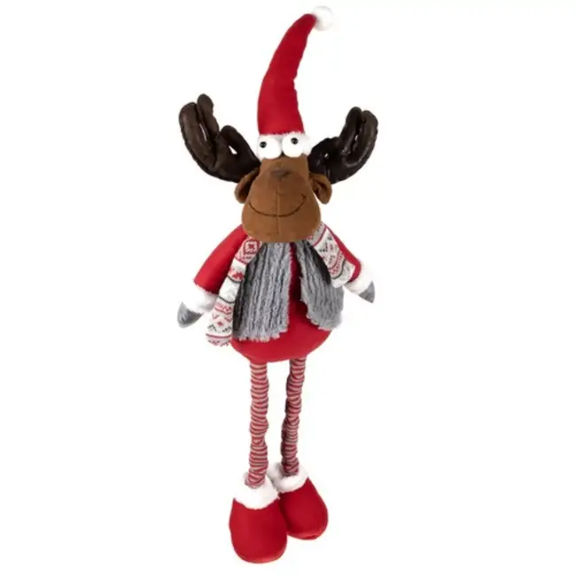 Ruhhy Telescopisch Rendier 88cm - Verstelbaar en Feestelijk - Perfecte Kerstdecoratie