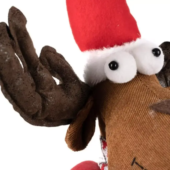 Ruhhy Telescopisch Rendier 88cm - Verstelbaar en Feestelijk - Perfecte Kerstdecoratie