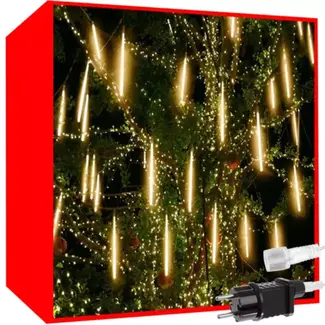 Ruhhy Meteoren Kerstverlichting 36LED 50cm - Creëer een Magische Sfeer met Warm Wit Licht