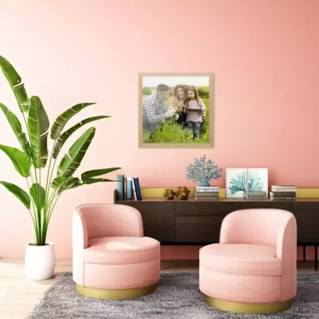 Malatec Dennenlijst 28,5x28,5cm - Veelzijdige Lijst voor Kunst en Foto's