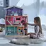 Kruzzel Poppenhuis - Groot - 114 x 81,5 x 30,5 cm - met Lift