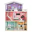Kruzzel Poppenhuis - Groot - 114 x 81,5 x 30,5 cm - met Lift