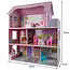 Kruzzel Houten Poppenhuis - Ruime Villa van 70 cm - Inclusief Meubels - Ideaal voor Kinderen