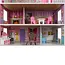 Kruzzel Houten Poppenhuis - Ruime Villa van 70 cm - Inclusief Meubels - Ideaal voor Kinderen