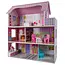 Kruzzel Houten Poppenhuis - Ruime Villa van 70 cm - Inclusief Meubels - Ideaal voor Kinderen