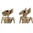 Malatec Vleermuis Skelet - Griezelige Halloween Decoratie - 30cm - Realistisch Ontwerp