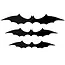 Malatec Bat Grote Vleermuizenset - Halloween Decoratie - Drie Maten - Realistisch Ontwerp