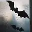Malatec Bat Grote Vleermuizenset - Halloween Decoratie - Drie Maten - Realistisch Ontwerp