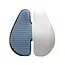 Malatec Memory Lumbar Pillow - Ergonomische Rugsteun - H-Vormig Ontwerp - Comfort & Pijnverlichting