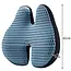 Malatec Memory Lumbar Pillow - Ergonomische Rugsteun - H-Vormig Ontwerp - Comfort & Pijnverlichting