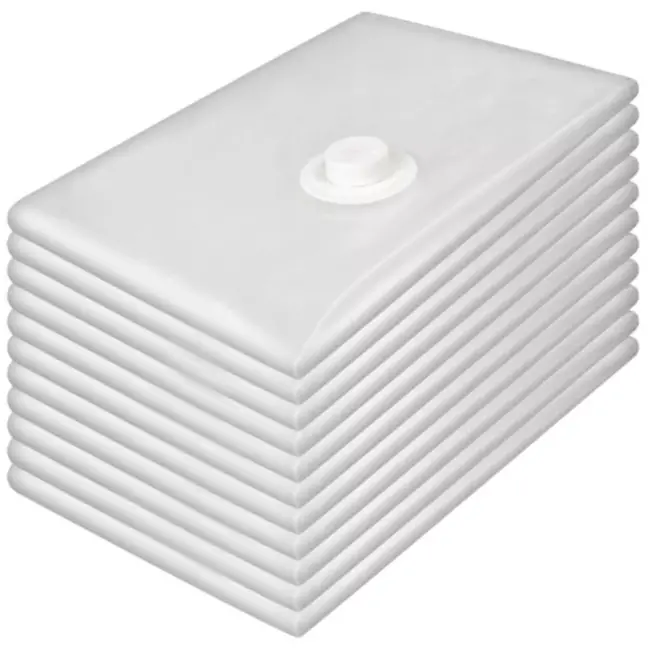 Ruhhy Vacuümzakken 50x70cm 10 stuks - Efficiënt Opbergen met Luchtafzuigpomp