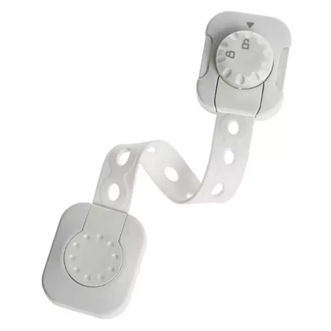 Ruhhy Kinderslot Kastjes - Zelfklevend en Veilig - 6 Stuks Wit voor Babyveiligheid