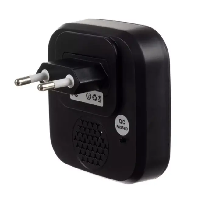 Malatec Draadloze Deurbel - IP44 Waterdicht, Zwart - Veelzijdig en Gebruiksvriendelijk