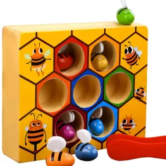 Kruzzel Honeycomb - Houten Spel - Stimuleer Creativiteit en Motoriek