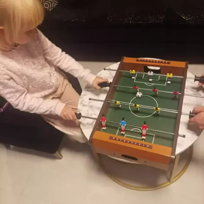 Kruzzel Tafelvoetbal: Perfect Spel voor Familie en Vrienden - Inclusief 2 Ballen