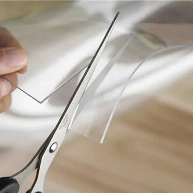 Ruhhy Tafelbeschermer Transparant 120x60cm - Polycarbonaat Tafelzeil - Duurzaam en Veilig