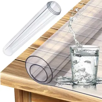 Ruhhy Tafelbeschermer Transparant 120x60cm - Polycarbonaat Tafelzeil - Duurzaam en Veilig