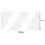 Ruhhy Tafelbeschermer Transparant 120x60cm - Polycarbonaat Tafelzeil - Duurzaam en Veilig