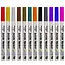 Maaleo Acrylmarkers Set van 12: Levendige Kleuren voor Kunstenaars