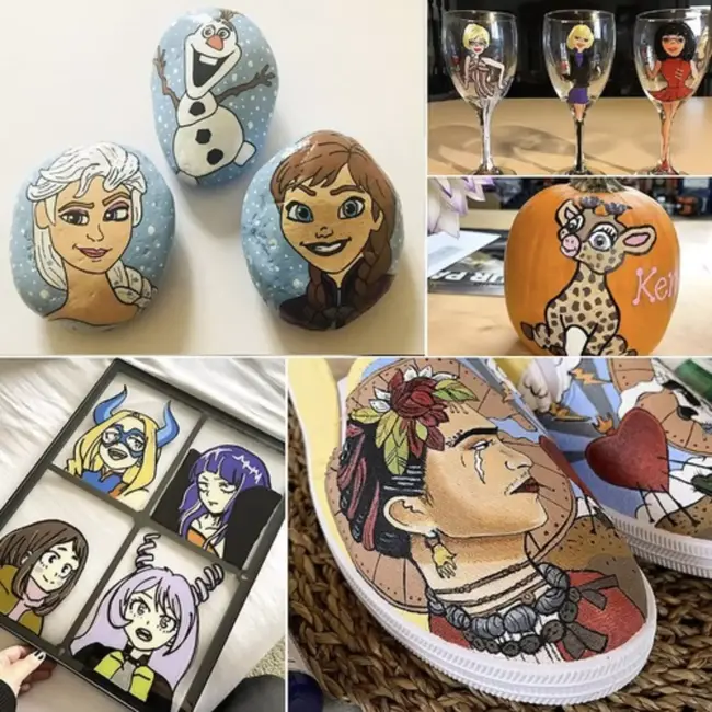 Maaleo Acrylmarkers Set van 12: Levendige Kleuren voor Kunstenaars