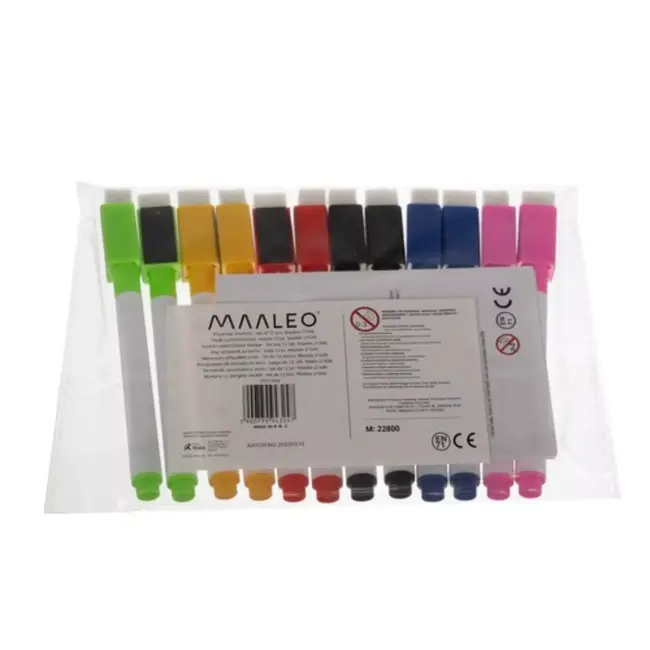 Maaleo Droogwisbare Markers: Levendige Kleuren voor Whiteboards en Meer