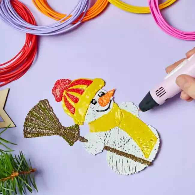 Kruzzel 100M 3D Pen Filament / Navulling PLA - Creatief 3D Tekenen voor Kinderen - 20 kleuren
