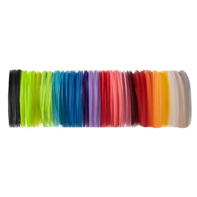 Kruzzel 100M 3D Pen Filament / Navulling PLA - Creatief 3D Tekenen voor Kinderen - 20 kleuren