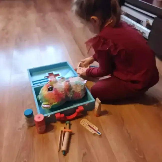 Kruzzel Houten Doktersset - Educatief en Creatief Speelgoed voor Kinderen