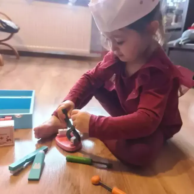 Kruzzel Houten Doktersset - Educatief en Creatief Speelgoed voor Kinderen