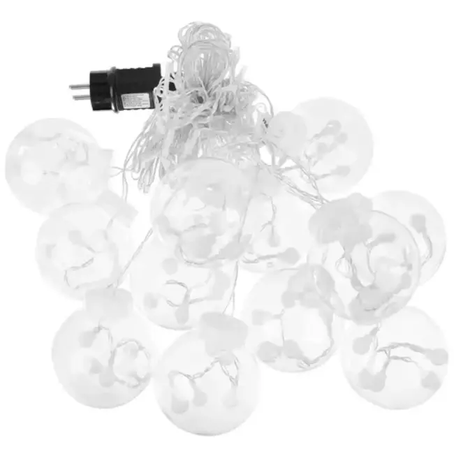 Ruhhy Bal Lichtgordijn 108 LED USB - Koel Wit Licht voor een Moderne Sfeer