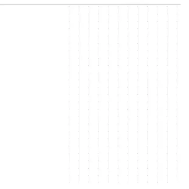 Ruhhy Lichtgordijn 300 LED USB - Warm Wit Licht voor een Gezellige Sfeer