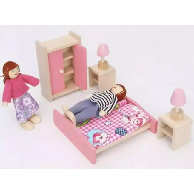 Kruzzel Miniatuurpoppen Set van 7 - Perfect voor Elk Poppenhuis