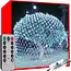 Ruhhy Lichtgordijn 160 LED USB - Koel Wit Licht voor een Eigentijdse Uitstraling