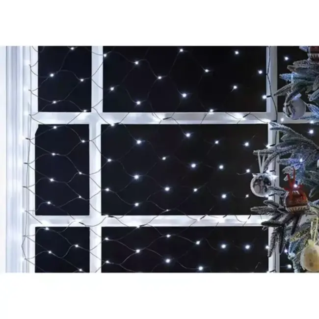 Ruhhy Lichtgordijn 160 LED USB - Koel Wit Licht voor een Eigentijdse Uitstraling