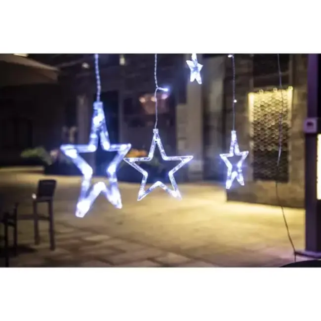 Ruhhy Lichtgordijn 138 LED USB - Koel Wit Licht voor een Eigentijdse Sfeer