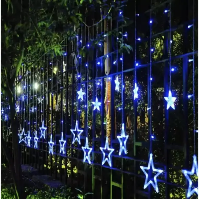 Ruhhy Lichtgordijn 138 LED USB - Koel Wit Licht voor een Eigentijdse Sfeer