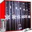 Ruhhy Sneeuwvlok en Sterren LED Lichtgordijn 138 LED - Koel Wit Licht - Energiezuinig en Waterdicht