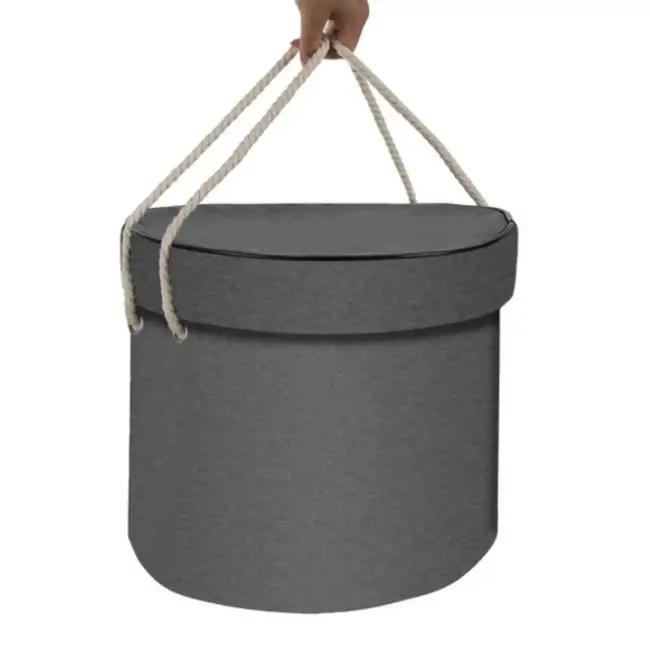 Kruzzel Opbergkleed - Geel: Speelmat & Opbergmand in één voor Kinderen - Doorsnede 150 cm