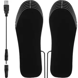 Trizand Verwarmde Inlegzolen Schoenmaat 35-40 - USB Voetverwarmers - 1 Paar