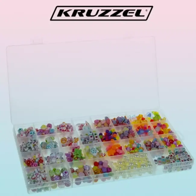 Kruzzel Armbanden Makerset - Creatieve Kralenset van Kruzzel - 900 Stuks voor Unieke Sieraden