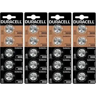 Duracell CR2032 / DL2032 Lithium Batterijen - 20 Stuks voor Betrouwbare Energie