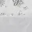 Ruhhy Kerstboommat 78cm - Decoratief met Zilveren Sterren en Sneeuwvlokken