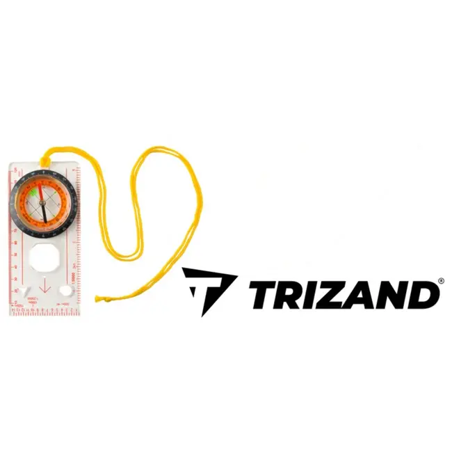 Trizand Kaartkompas - Nauwkeurige Oriëntatie voor Wandelaars en Avonturiers