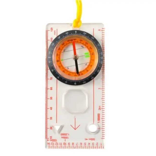 Trizand Kaartkompas - Nauwkeurige Oriëntatie voor Wandelaars en Avonturiers