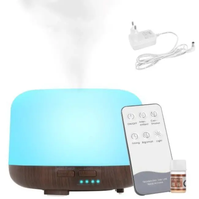Ruhhy Aroma Diffuser: Multifunctionele Luchtbevochtiger met LED Verlichting