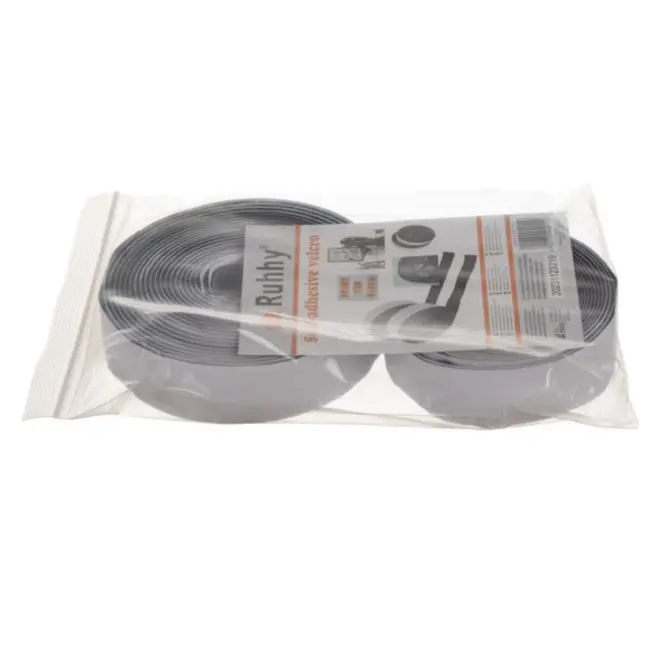 Ruhhy Zelfklevende Klittenband 5m x 2,5cm - Sterk en Veelzijdig voor Elke Toepassing
