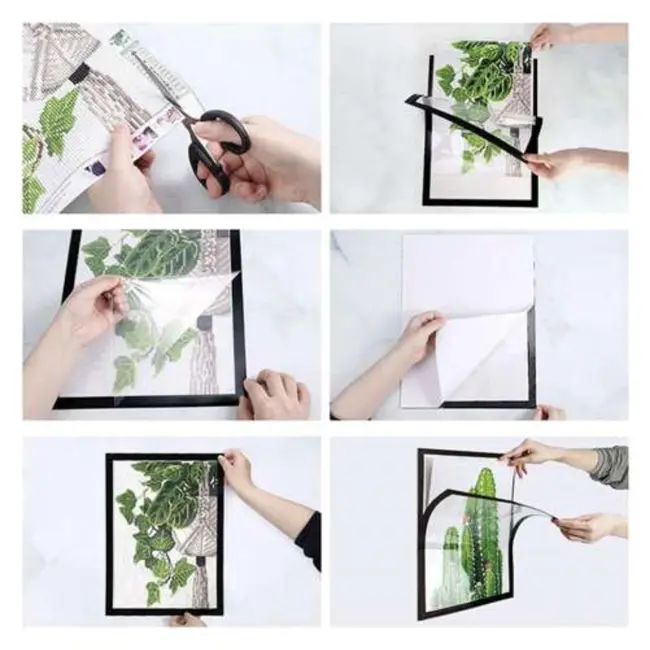 Malatec Magnetische Lijst 30x40cm - Veilige en Elegante Oplossing voor Kunst en Foto's - 2 Stuks