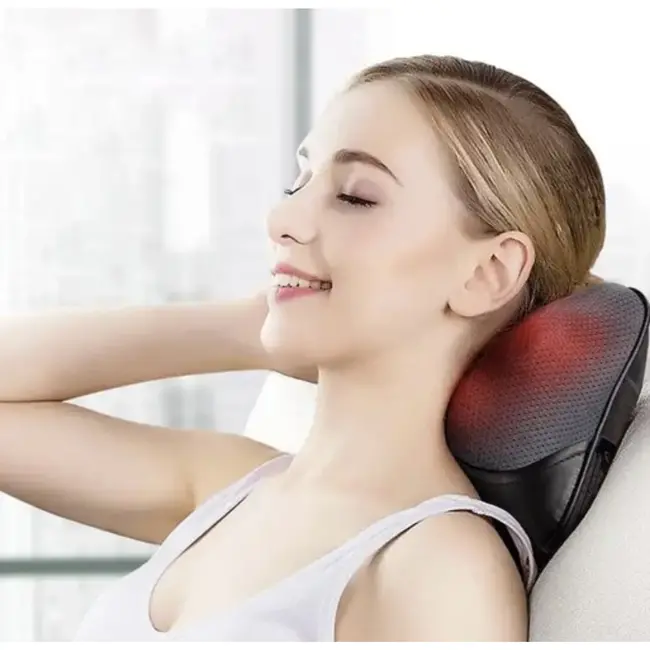 Soulima Shiatsu Massagekussen - Verlichting voor Rug en Nek