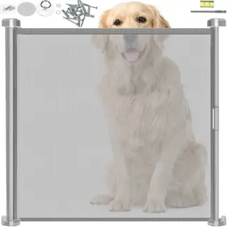 Ruhhy Verstelbare Veiligheidsdeurhek/Rolgordijn - Bescherm Uw Huis - Maximale Breedte 141 cm Ruhhy Verstelbare Veiligheidsdeurhek/Rolgordijn - Bescherm Uw Huis - Maximale Breedte 141 cm
