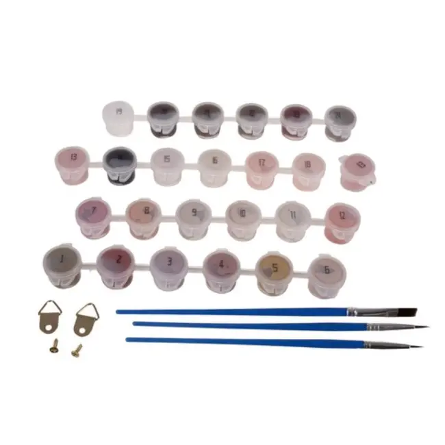 Maaleo Schilderen op Nummer 40x50cm Kitten - Ontspan en Creëer Kunst